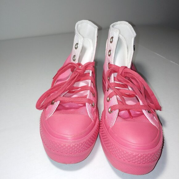 Converse Chuck Taylor All Star Platform Gradient Pink Women’s High Top Sz 5 - Picture 2 of 9